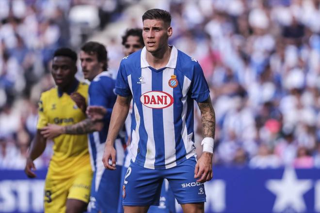 Roberto Fernández, en un partido del Espanyol (FOTO: Europa Press).