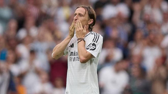 Luka Modric despidiéndose del Real Madrid (Cordon Press)