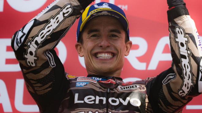 Marc Márquez, en el Gran Premio de Italia (Foto: Ducati).