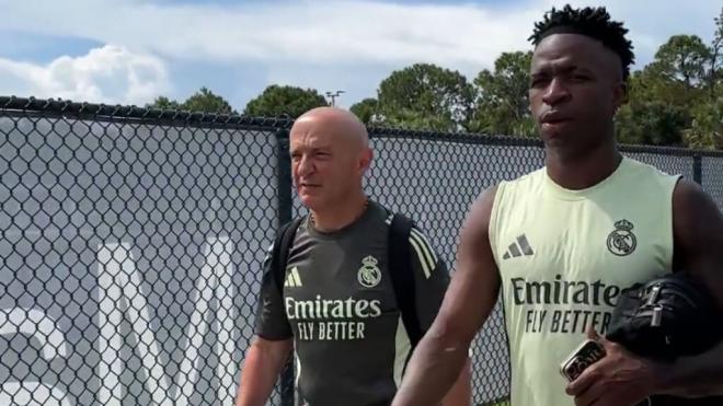 Vinicius Jr con el pelo rapado (Foto: redes sociales)