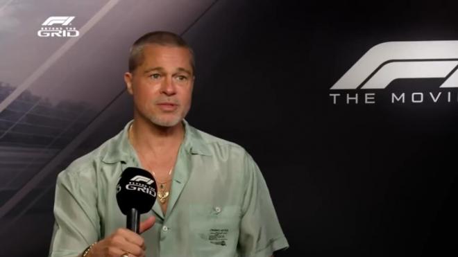 Brad Pitt, en la premiere de la película de la F1