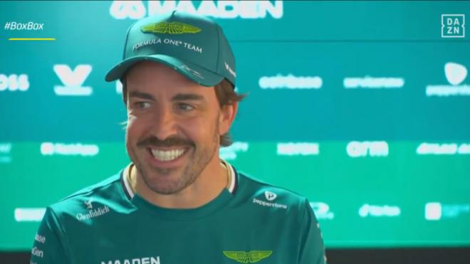 Fernando Alonso, en el Gran Premio de Austria (Foto: DAZN).