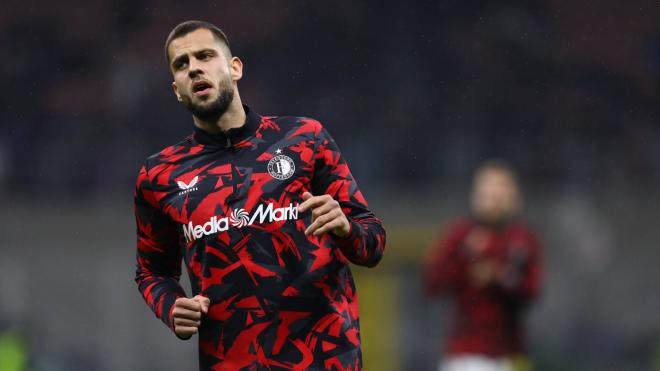 Dávid Hancko, en un partido del Feyenoord (Cordon Press)