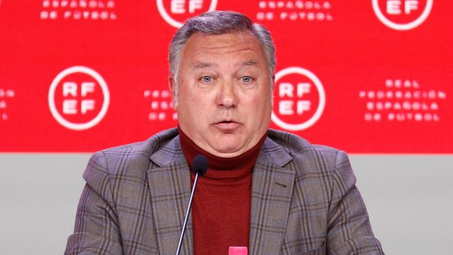 Medina Cantalejo, en una rueda de prensa del CTA (Europa Press)
