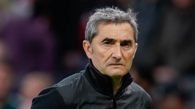Ernesto Valverde, en un partido del Athletic Club (Cordon Press)