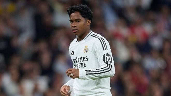 Endrick durante un partido con el Real Madrid (Fuente: Cordon Press)