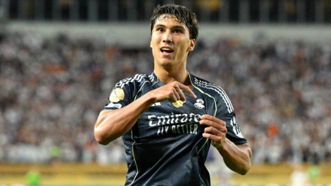Gonzalo García celebrando un nuevo gol con el Real Madrid (Cordon Press)