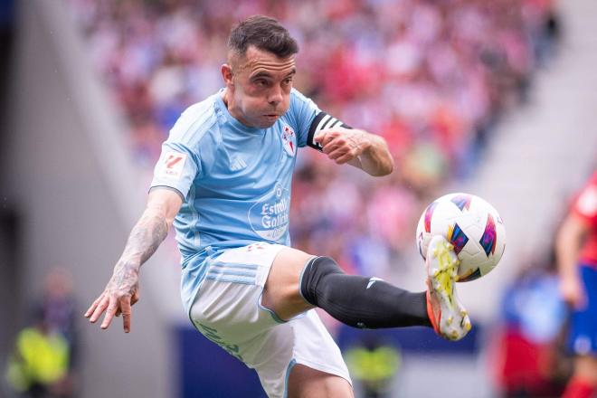 Iago Aspas, en un partido con el Celta (Foto: Cordon Press).
