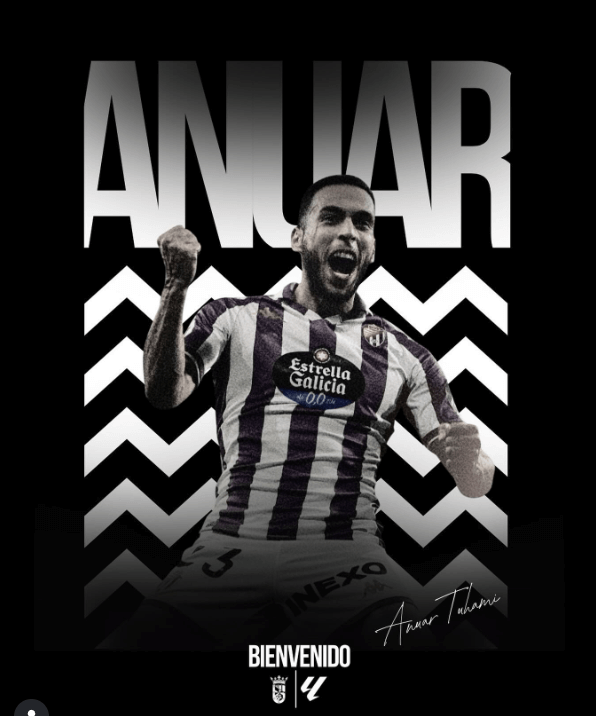 Presentación de Anuar Tuhami con la AD Ceuta