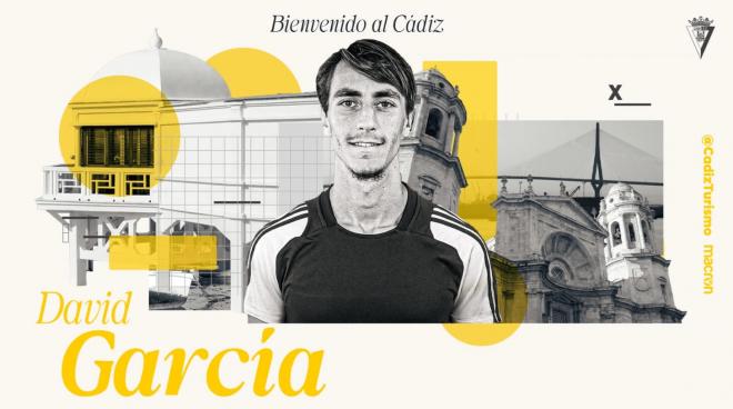 David García, nuevo jugador del Cádiz (Foto: CCF).