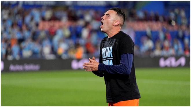 Iago Aspas celebrando con el Celta de Vigo. (Foto: Europa Press)