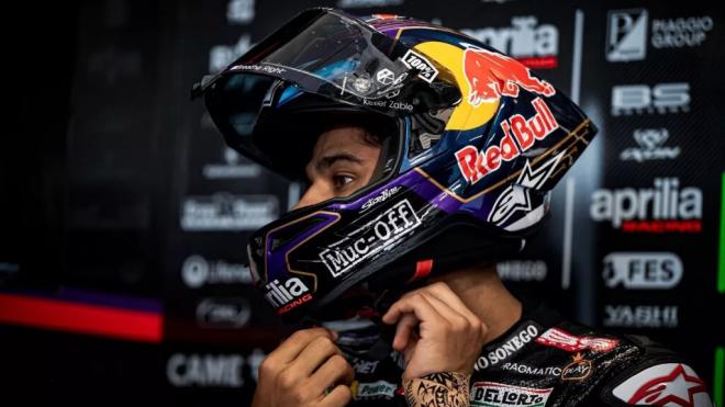Jorge Martín, durante el Gran Premio de Qatar (Foto: Aprilia).