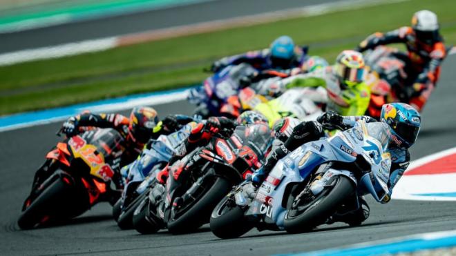 Álex Márquez, durante la 'sprint' del Gran Premio de Assen (Foto: @alexmarquez73).