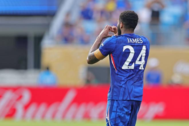 Reece James celebra su gol ante el Benfica (Cordon Press)
