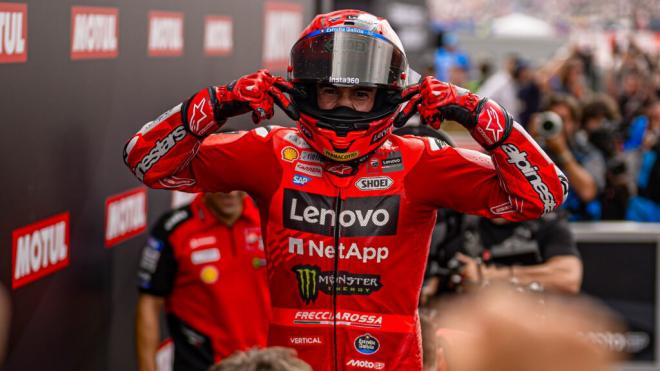 Marc Márquez, en Assen (Foto: Ducati).