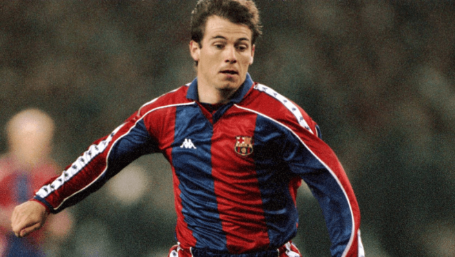 Xabi Eskurza, durante su etapa como jugador del Barcelona (Foto: Cordon Press).