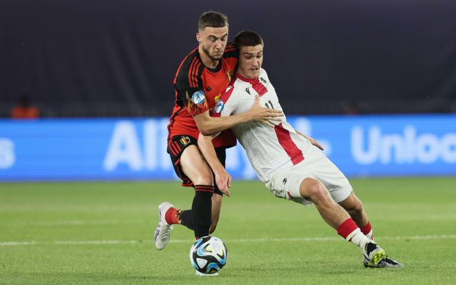 Giorgi Gagua en un encuentro con su selección. (Foto: Cordon Press)