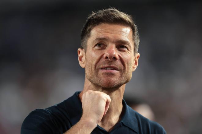 Xabi Alonso celebrando la victoria del Real Madrid (Cordon Press)