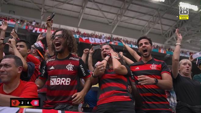 Aficionados del Flamengo durante el partido ante el Bayern de Múnich.