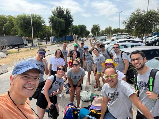 Los integrantes del Natación Sevilla Máster se hicieron con el triunfo por equipos.
