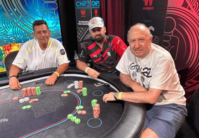 Carlos García, Sergio Mohedano y Ángel Blanco