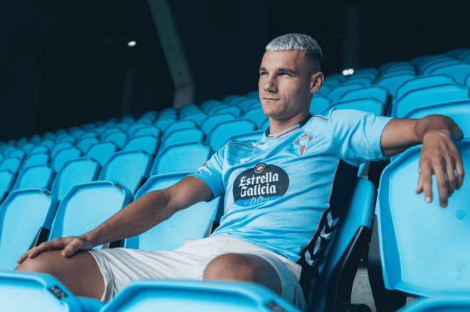 Ferrán Jutglà en Balaídos (Foto: RC Celta).