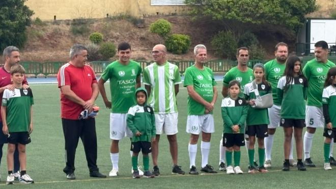 Pedri González en el homenaje a su abuelo (Redes sociales)