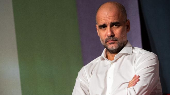 Pep Guardiola hablando del Mundial de Clubes (Cordon Press)