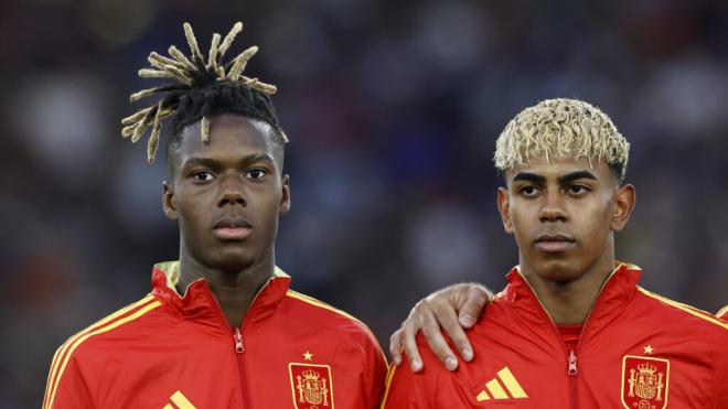 Lamine Yamal y Nico Williams se han hecho inseparables en la Selección Española (foto: Cordon Pre