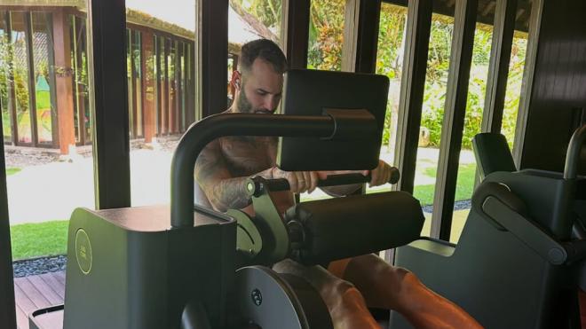Jesé Rodríguez entrenando en solitario (Instagram: @jeserodriguez10)