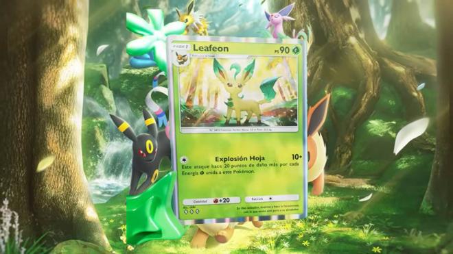 El nuevo Leafeon en Pokémon Pocket
