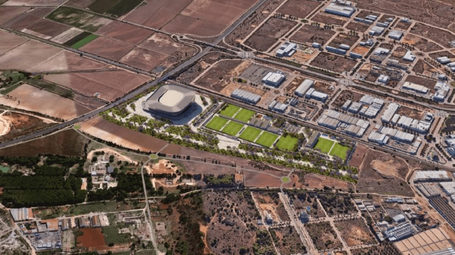 Sportech City, la ciudad deportiva que el Cádiz planea en El Puerto.