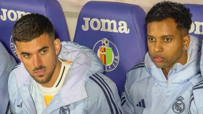 Dani Ceballos y Rodrygo en un partido con el Madrid (Cordon Press)