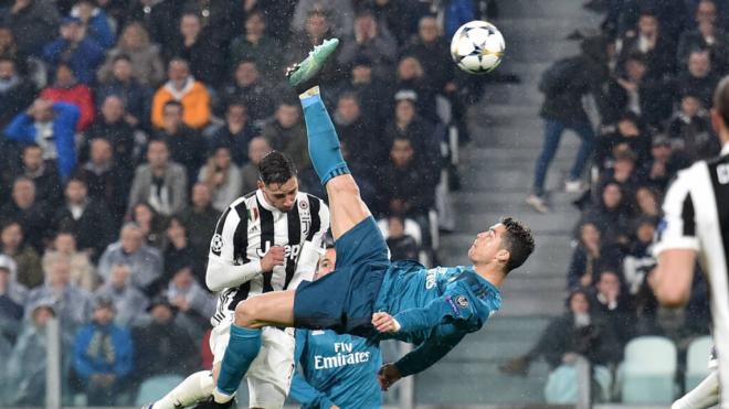 La mítica chilena de Cristiano Ronaldo a la Juventus en 2018 (Cordon Press)