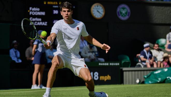 Carlos Alcaraz en Wimbledon (Cordon Press)