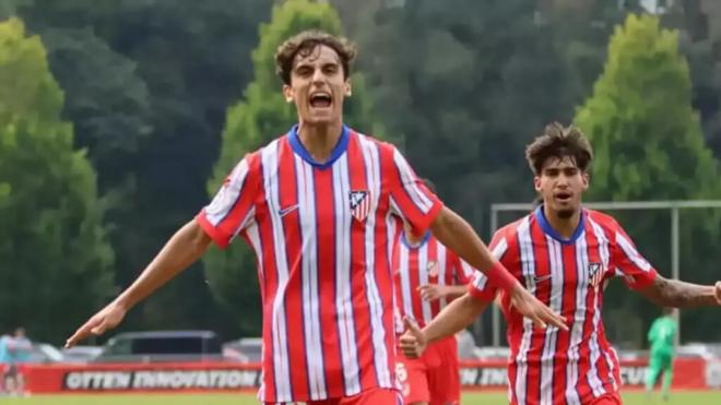 Suárez Castrelo, con el Atlético (Foto: 'X')