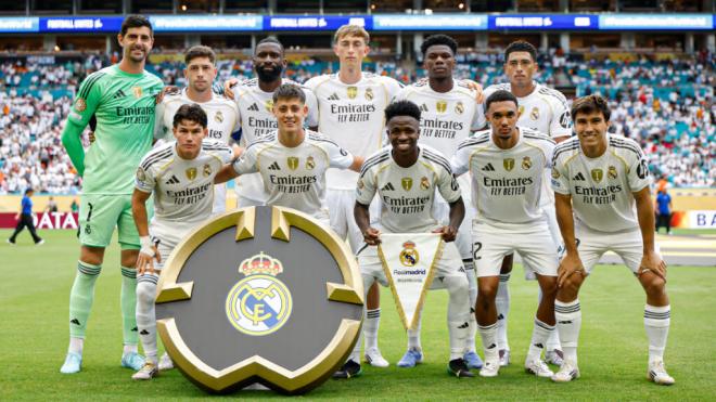 El once del Real Madrid ante la Juventus (RMAD X).