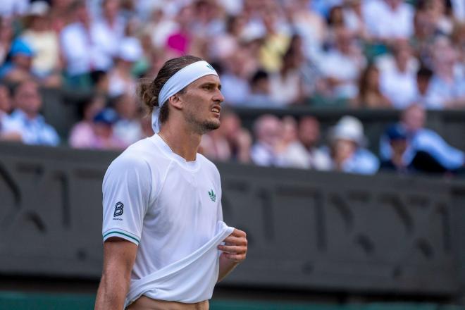Alexander Zverev, en Wimbledon (Foto: Cordon Press).