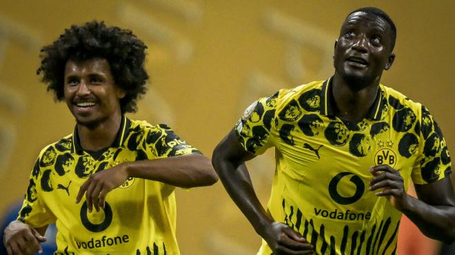 Adeyemi y Guirassy, frente a Monterrey en el Mundial de Clubes ('X' BR Football)
