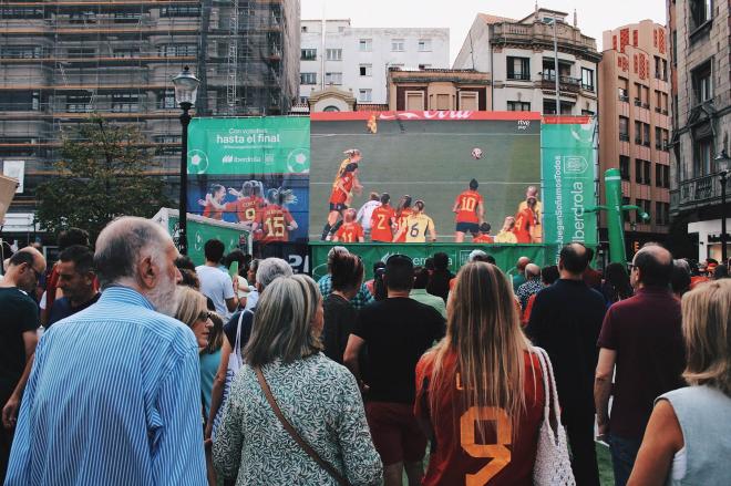 La Fan Zone de Iberdrola para la Euro Femenina 2025.
