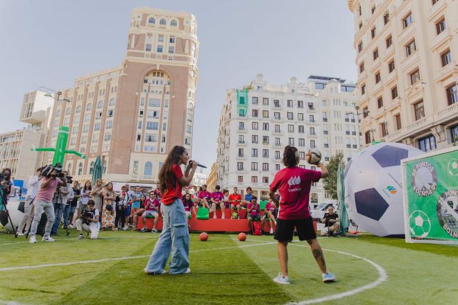 La Fan Zone de Iberdrola para la Euro Femenina 2025.