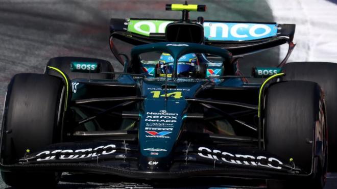Fernando Alonso, en el Gran Premio de Austria (Foto: Aston Martin).