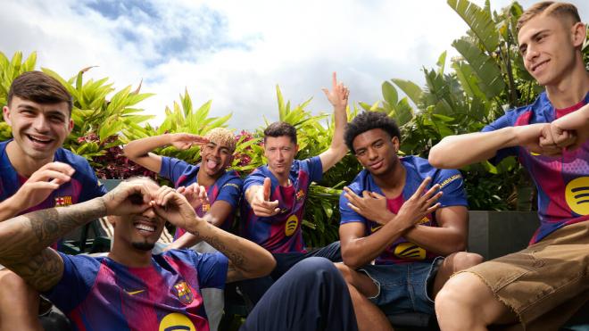Vídeo promocional de la camiseta del Barça para la temporada 2025/26