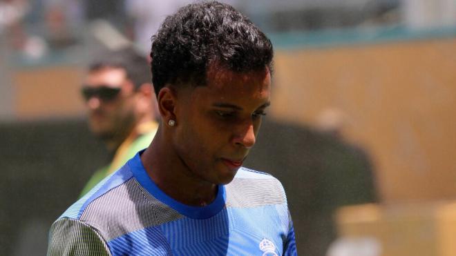 Rodrygo en un partido con el Madrid (Cordon Press)