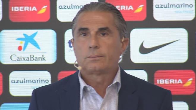 Sergio Scariolo, en rueda de prensa.