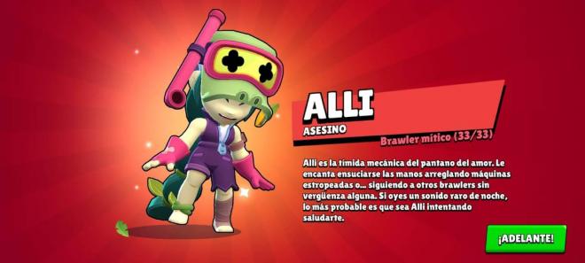 Alli, la nueva brawler de Brawl Stars