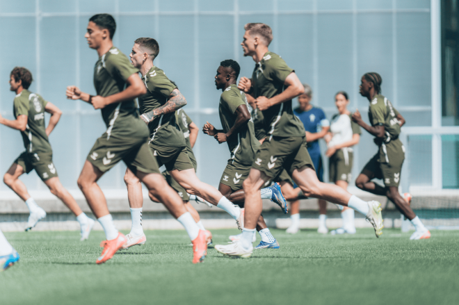 Entrenamiento en Afouteza (Foto. RC Celta).