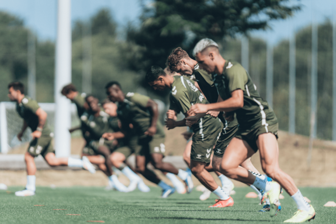 Entrenamiento en Afouteza (Foto. RC Celta).