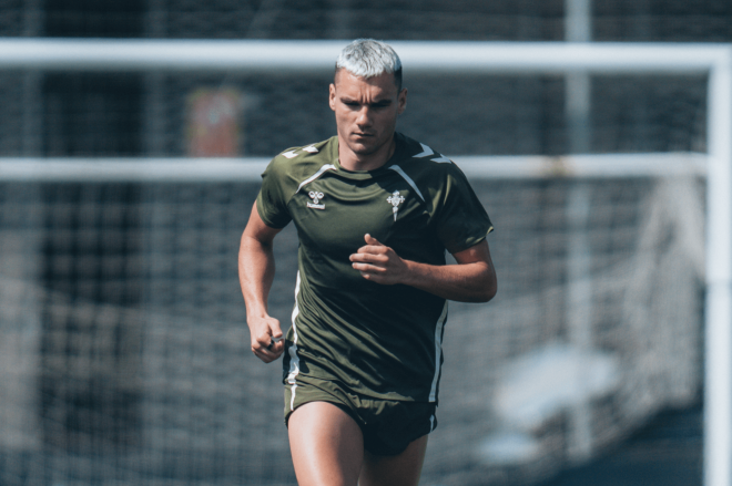 Ferrán Jutglà en Afouteza (Foto. RC Celta).
