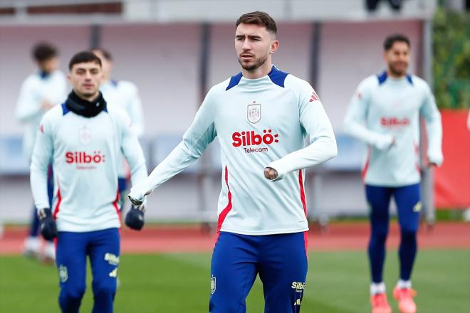 Aymeric Laporte, en un partido de la selección (FOTO: Europa Press).